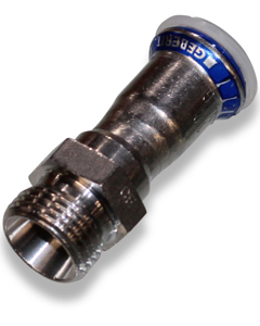 Press fitting f/cooling Qu-Fit GE 12 M18